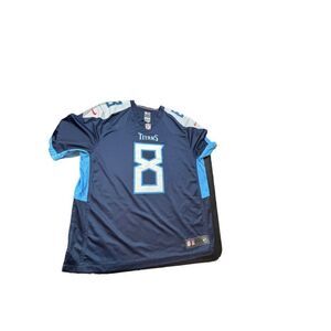 Nike Mariota NFL Titans Jersey #8 Navy Blue XXL